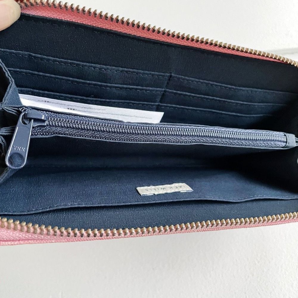 Jack Wills Pink & Navy Continental Style Wallet New - Picture 8 of 12